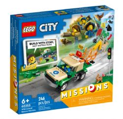 LEGO CITY - MISSIONS DE SAUVETAGE DES ANIMAUX SAUVAGES #60353